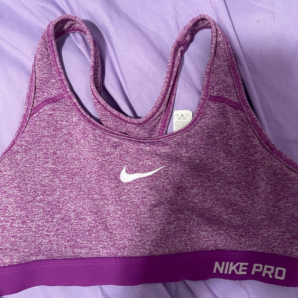 Purple Nike Sports Bra